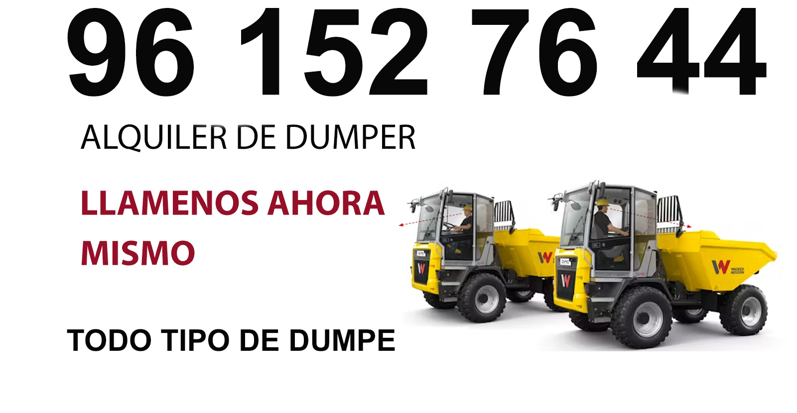 Sollana Alquiler Mini Dumper