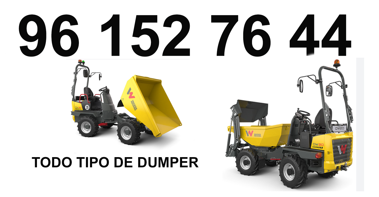 Mejores ofertas en alquiler Dumper sobre Orugas Ciudad De Las Artes Y Las Ciencias