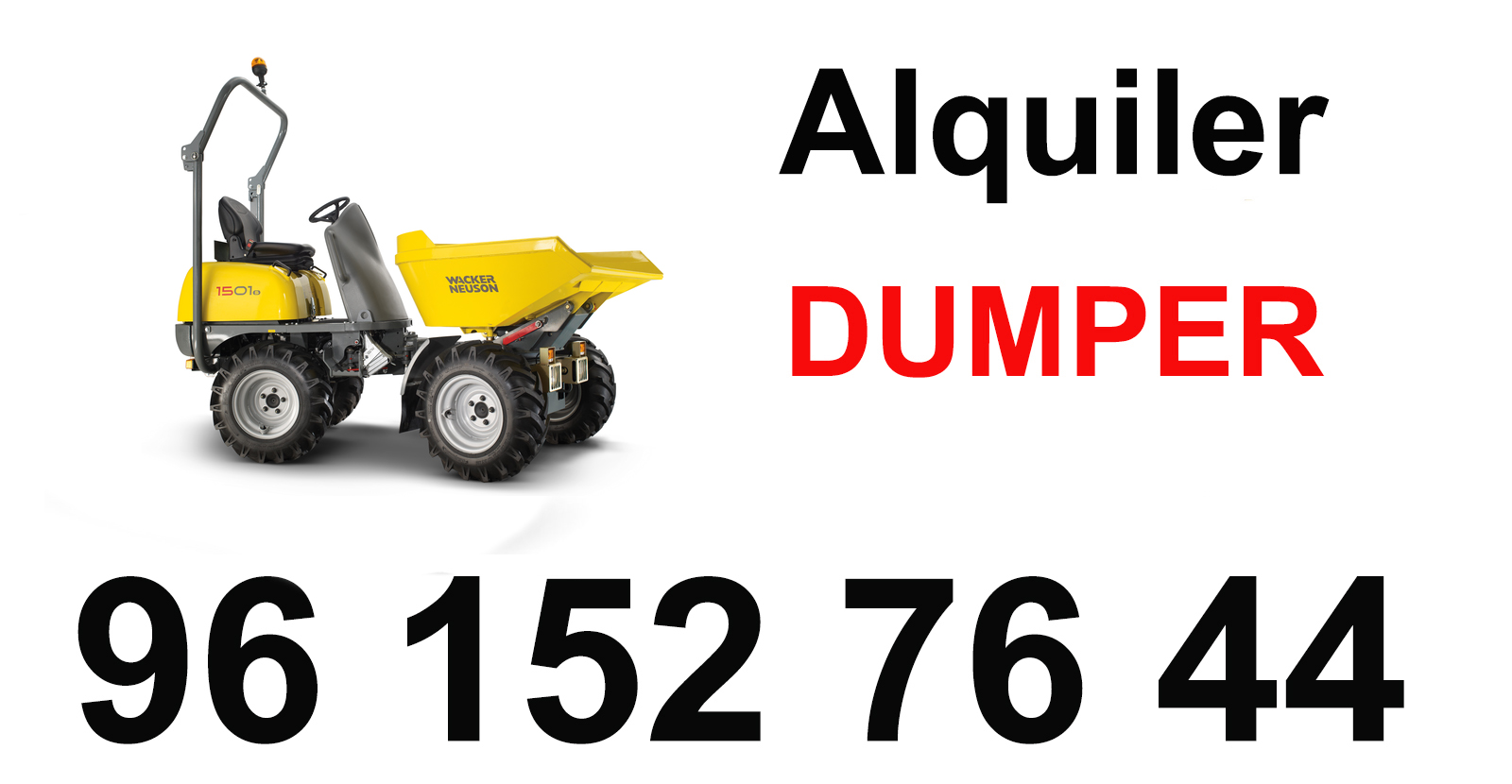 Alquiler Dumper de Volquete Salem